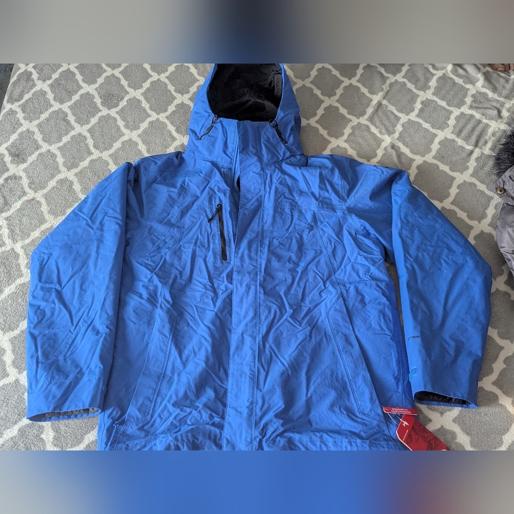 NWT The North Face Men’s Large Blue DryVent 3-in-1 Waterproof Ski Jacket